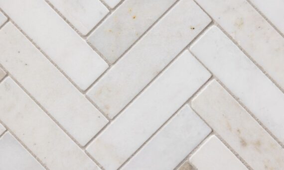 can you grind a straight edge tile to mimic pressed
