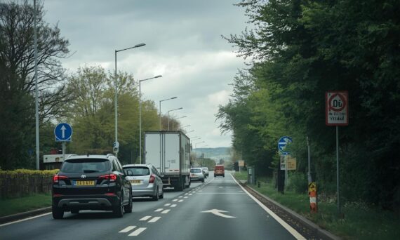 A370 cleeve garden centre roadblock