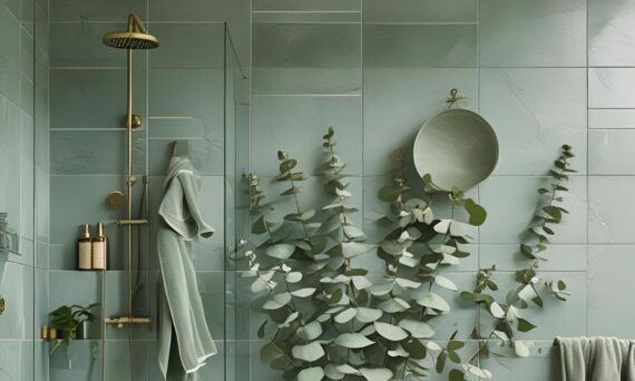 Eucalyptus in shower