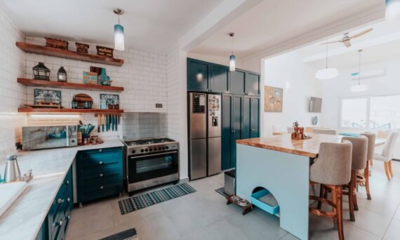 martha stewart yellow kitchen decor