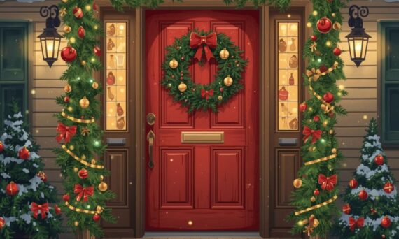 christmas door decorations