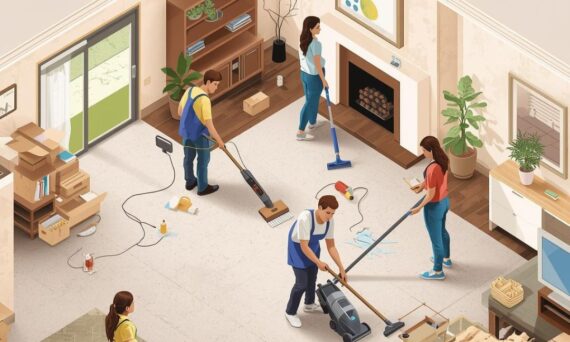 move out house cleaning