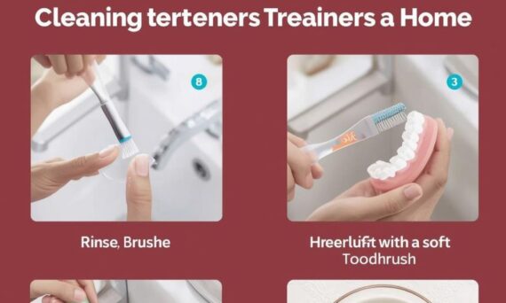 how to clean retainers at home